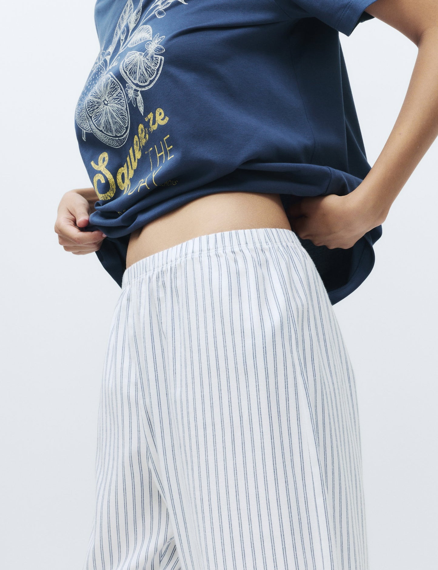 Desenli Pijama Takımı