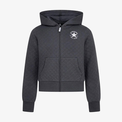 Converse Star Pointelle Çocuk Siyah Sweatshirt