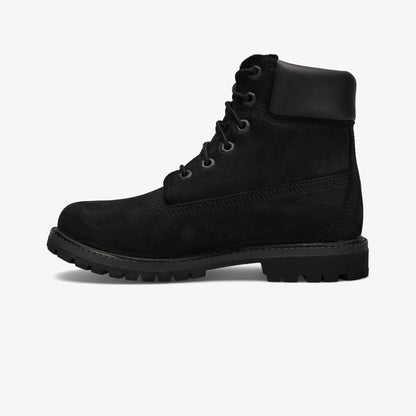 Timberland 6 Inch Lace Up Waterproof Kadın Siyah Bot