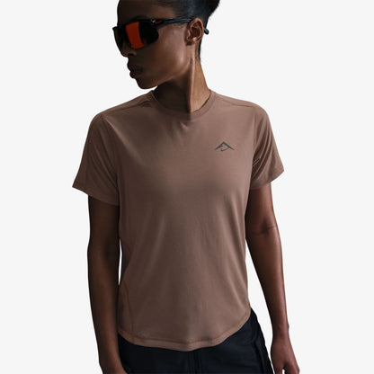 Nike Trail Kadın Kahverengi Koşu T-shirt