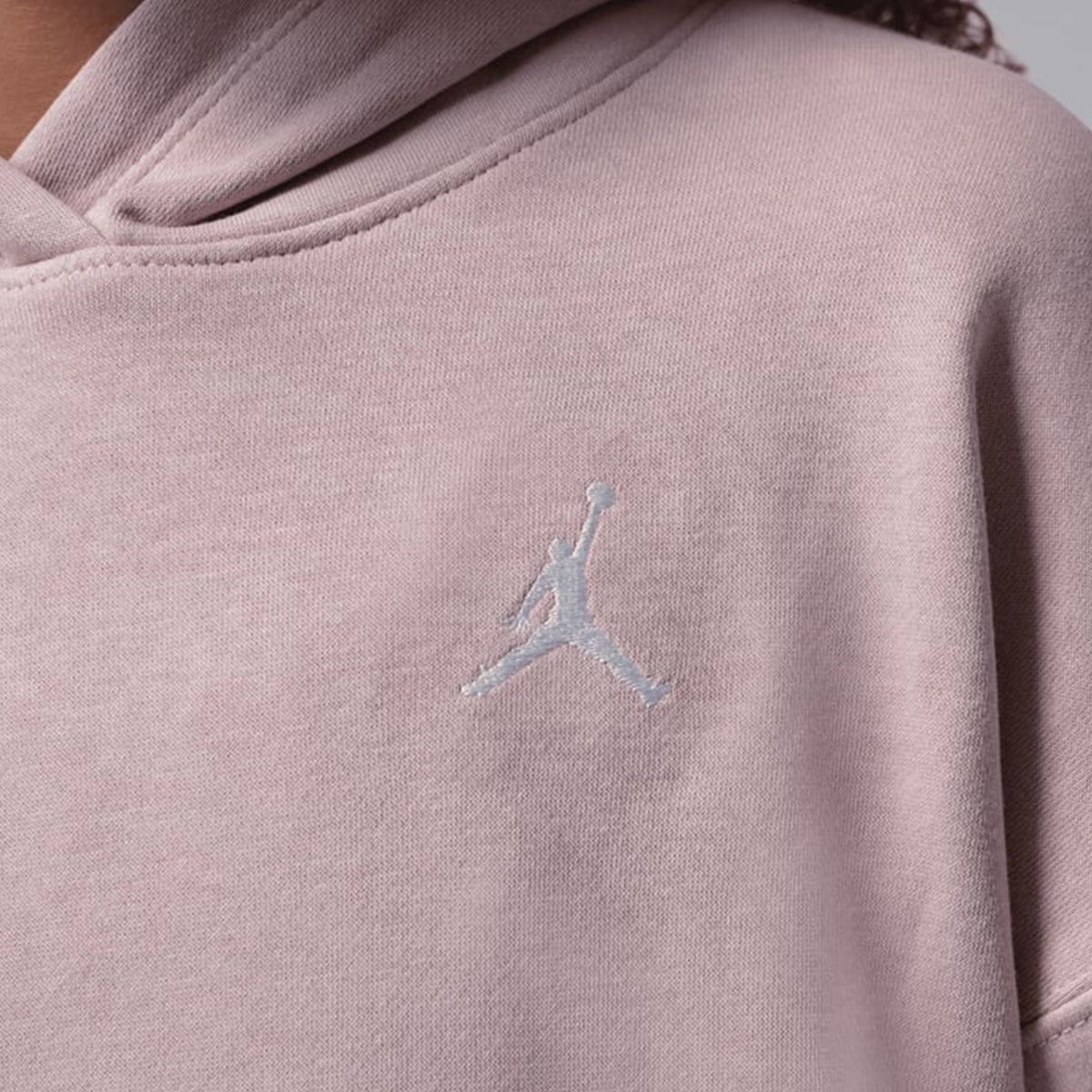 Jordan Brooklyn French Terry Çocuk Pembe Sweatshirt