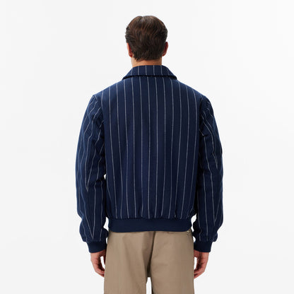 Karl Kani Pinstripes Wool Erkek Mavi Ceket