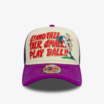 New Era Graphic Trucker Unisex Mor Şapka