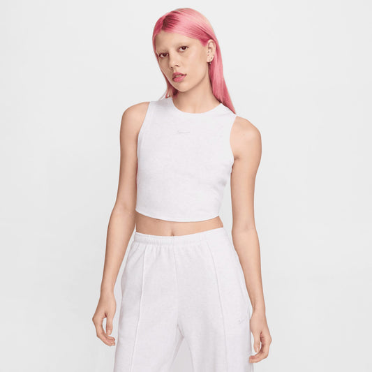 Nike Sportswear Essentials Cropped Kadın Beyaz Atlet