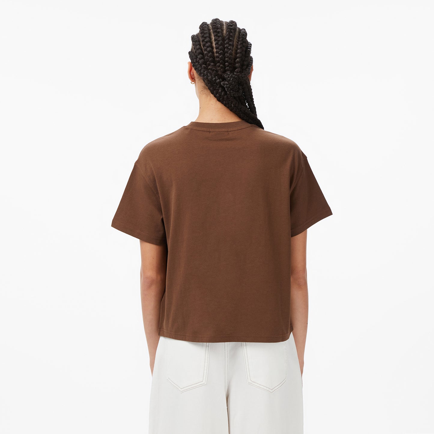 Dickies Oakport Boxy Kadın Kahverengi T-shirt
