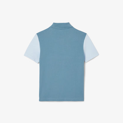 Lacoste Çocuk Renk Bloklu Lacivert Polo