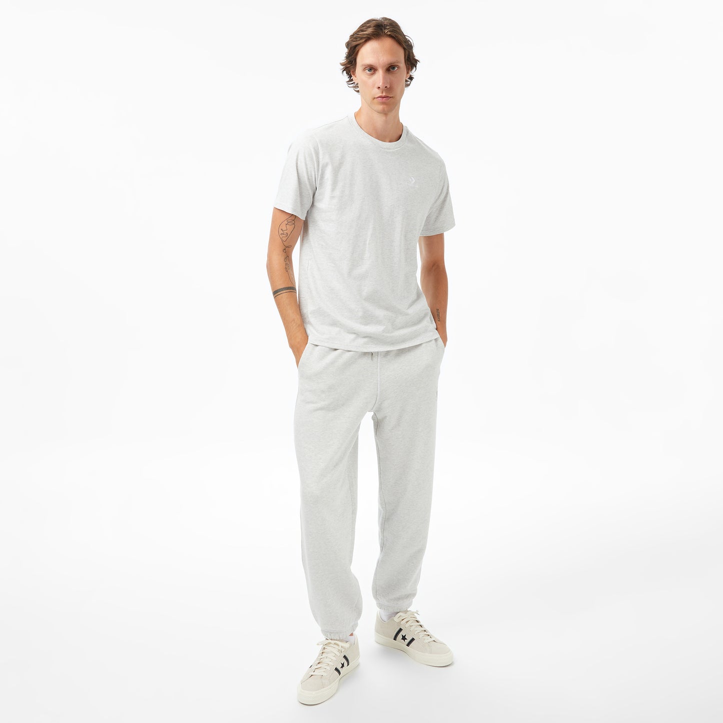 Converse Erkek Gri T-shirt