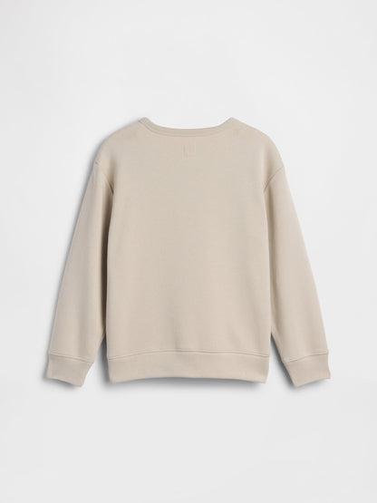 Siyah Relaxed Gap Logo Sweatshirt