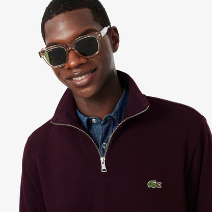 Lacoste Regular Fit Erkek Bordo Sweatshirt