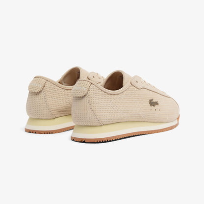 Lacoste Club Low Kadın Bej Spor Ayakkabı