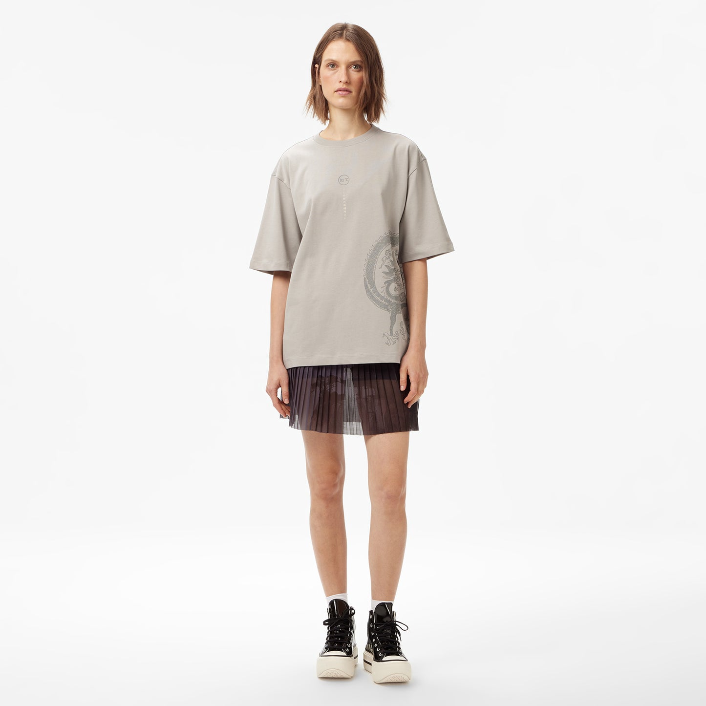 United4 Classic Erkek Gri T-shirt