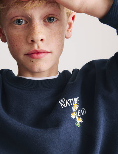 Desenli Çocuk Sweatshirt