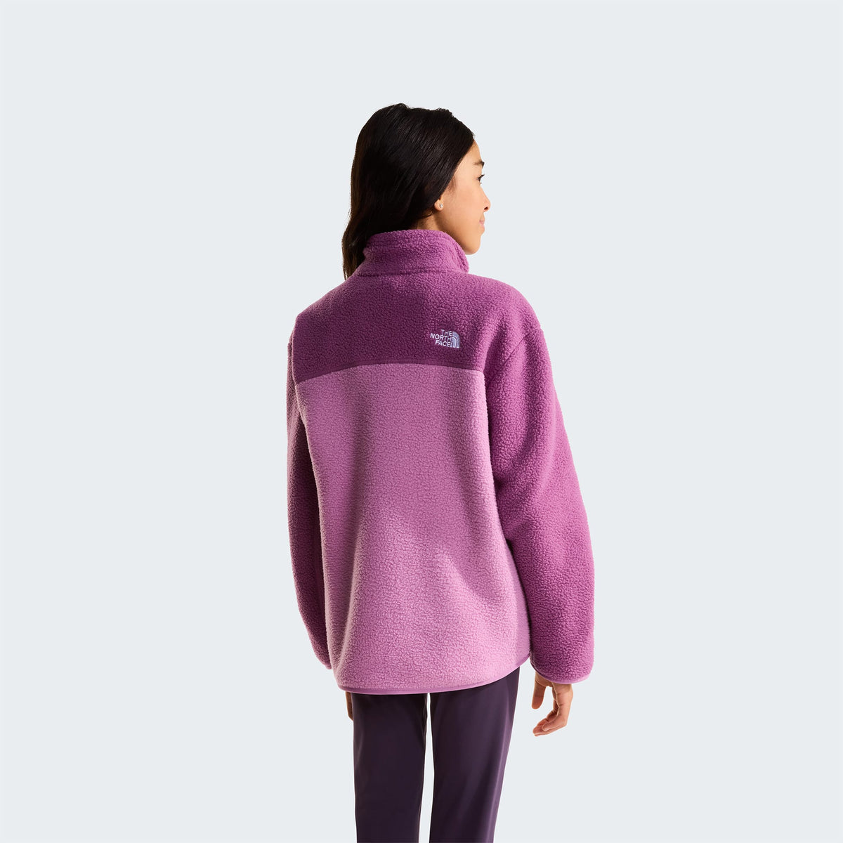 The North Face The Yumiori 1/4 Zip Fleece Çocuk Mor Polar