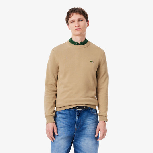 Lacoste Regular Fit Erkek Bej Kazak