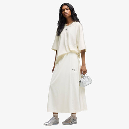Puma Lace Pack T7 Midi Kadın Beyaz Etek