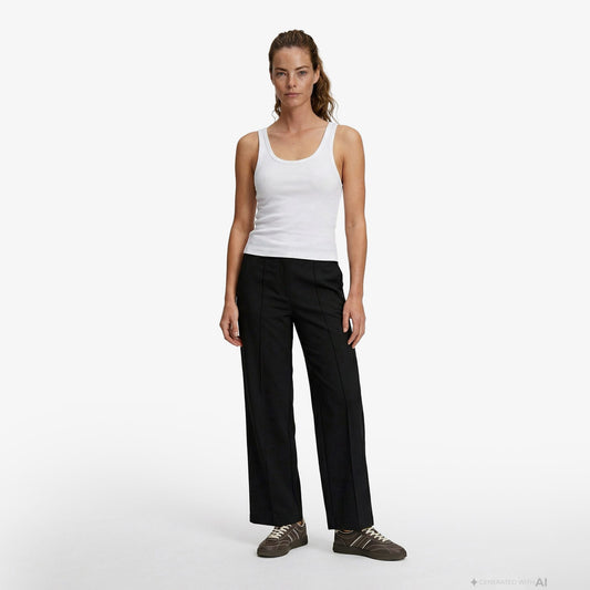 Calvin Klein Commuter Woven Kadın Siyah Pantolon