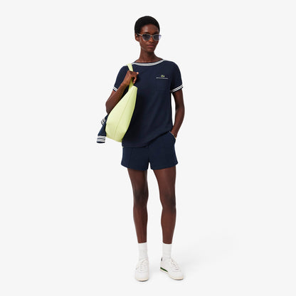 Lacoste Regular Fit Kadın Lacivert T-shirt