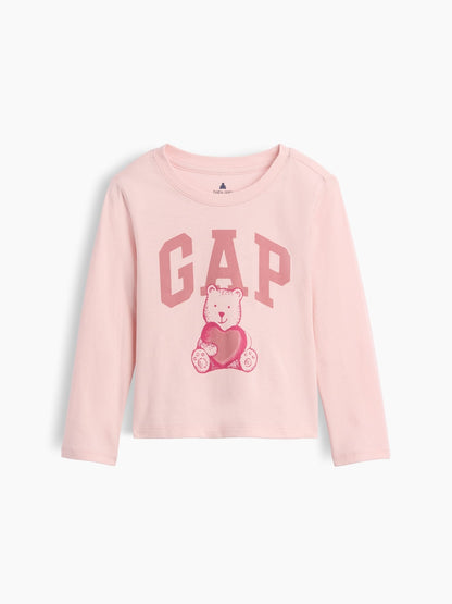 Pembe Mix & Match Gap Bear Logo T-shirt