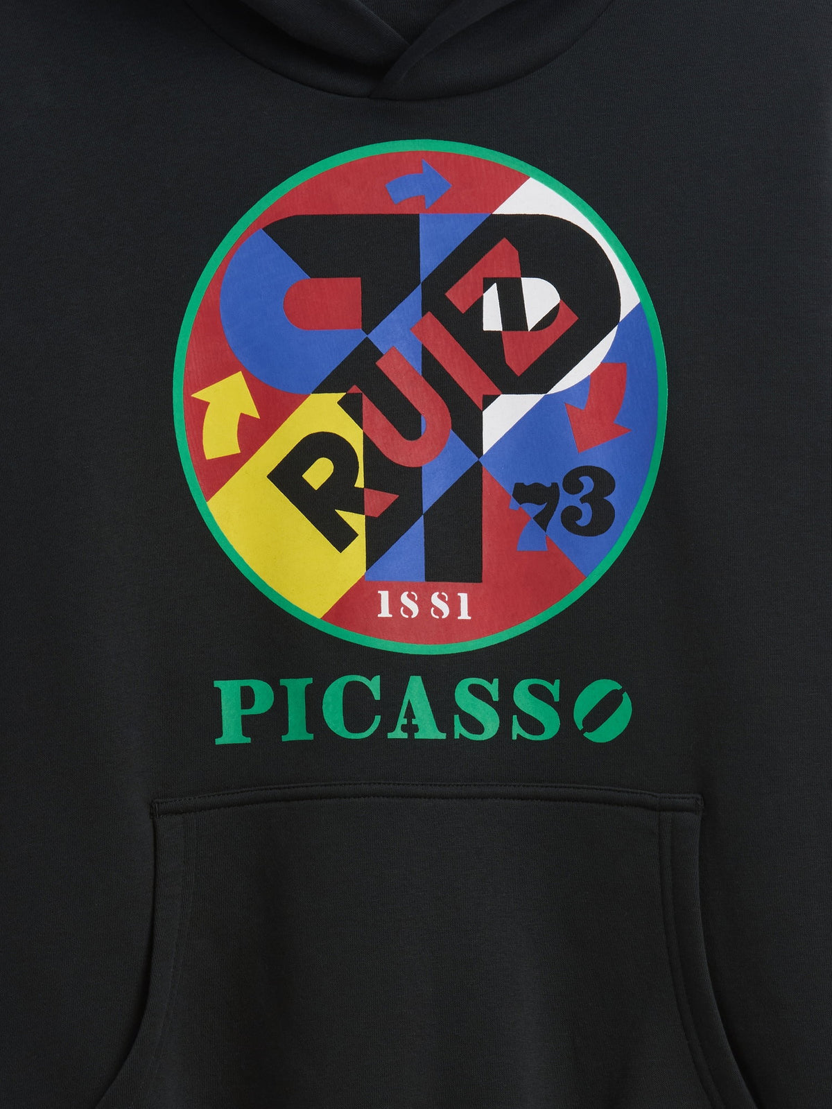 Siyah Robert Indiana Vintagesoft Grafik Sweatshirt
