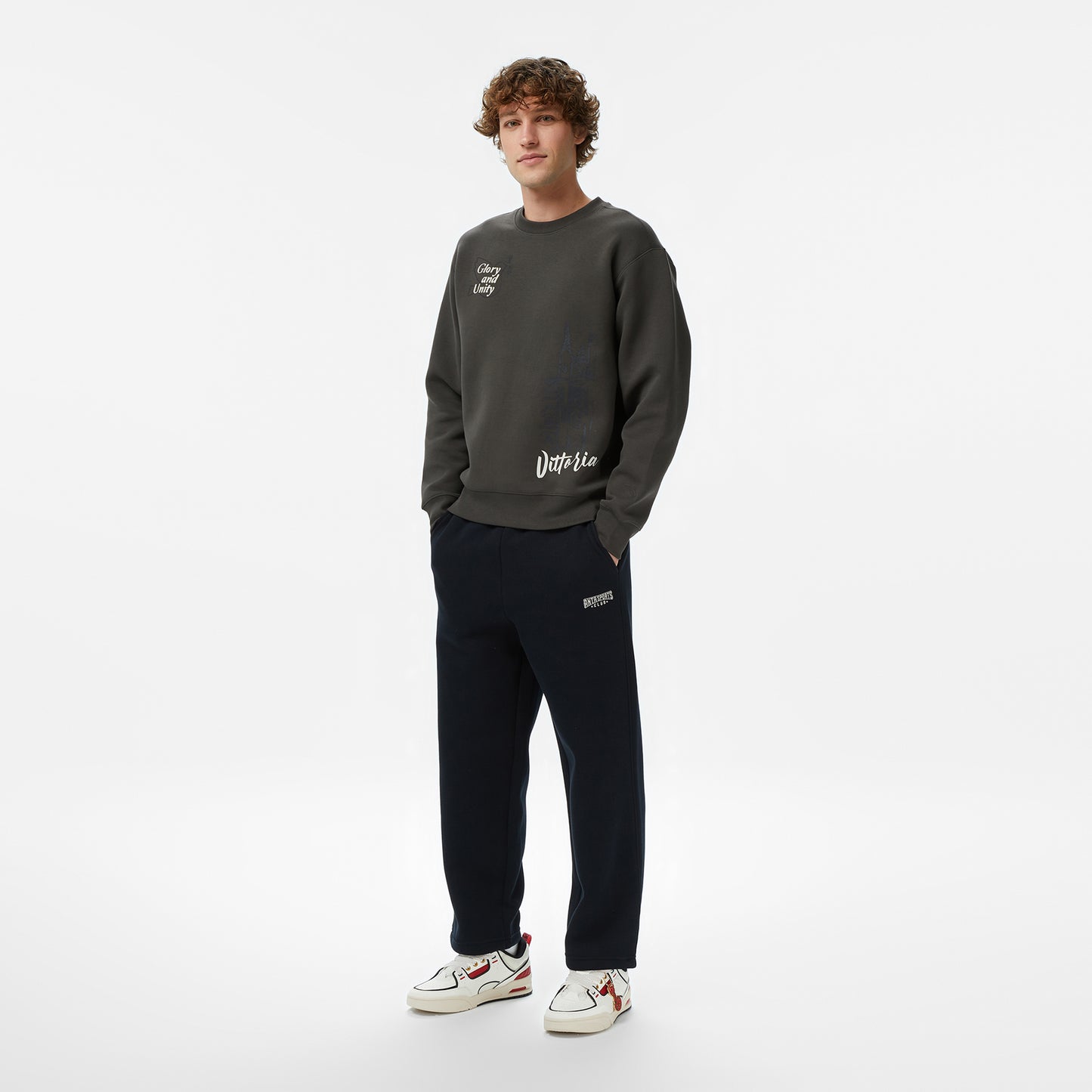 Anta Mılano Erkek Kahverengi Sweatshirt