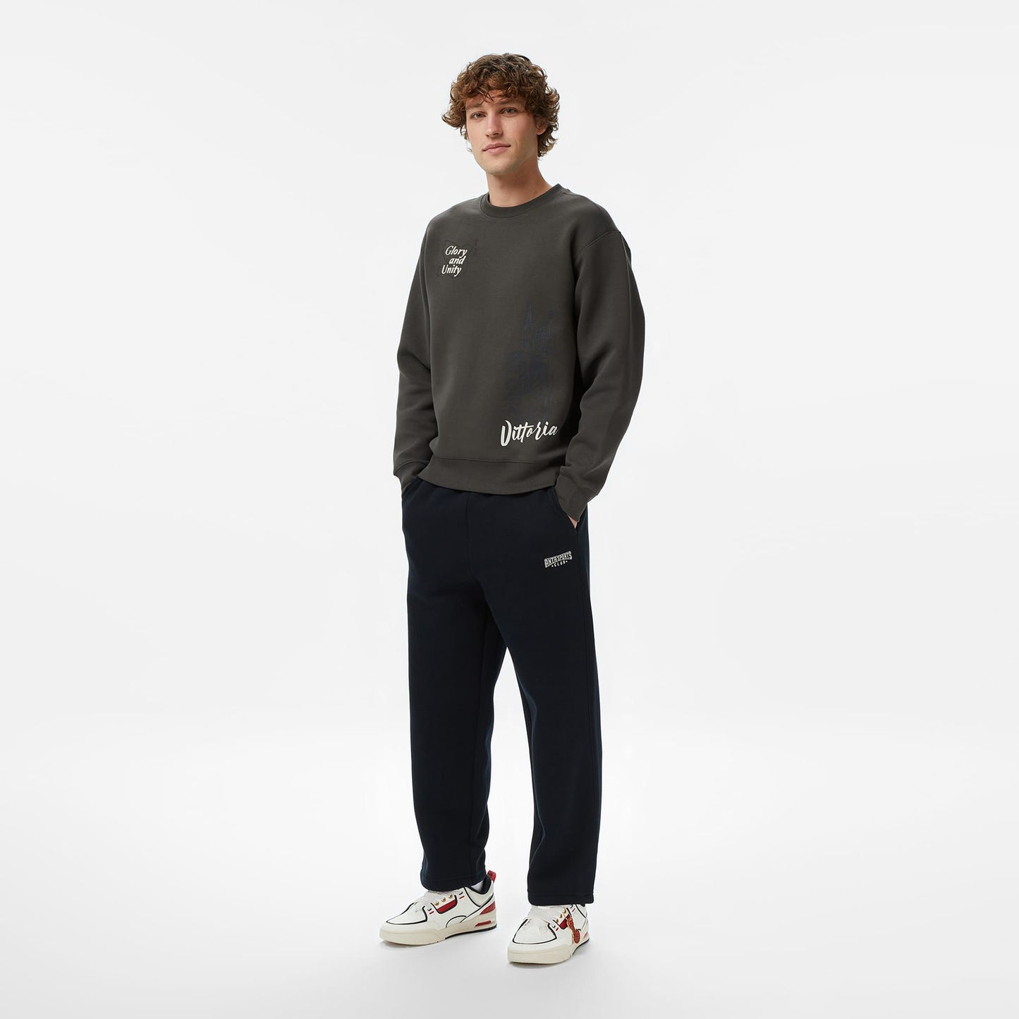Anta Mılano Erkek Kahverengi Sweatshirt
