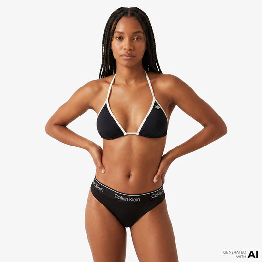Guess Niki Üçgen Kadın Bej Bikini Üstü