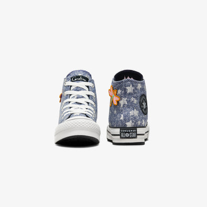Converse Chuck Taylor All Star Eva Lift Çocuk Lacivert Platform Sneaker