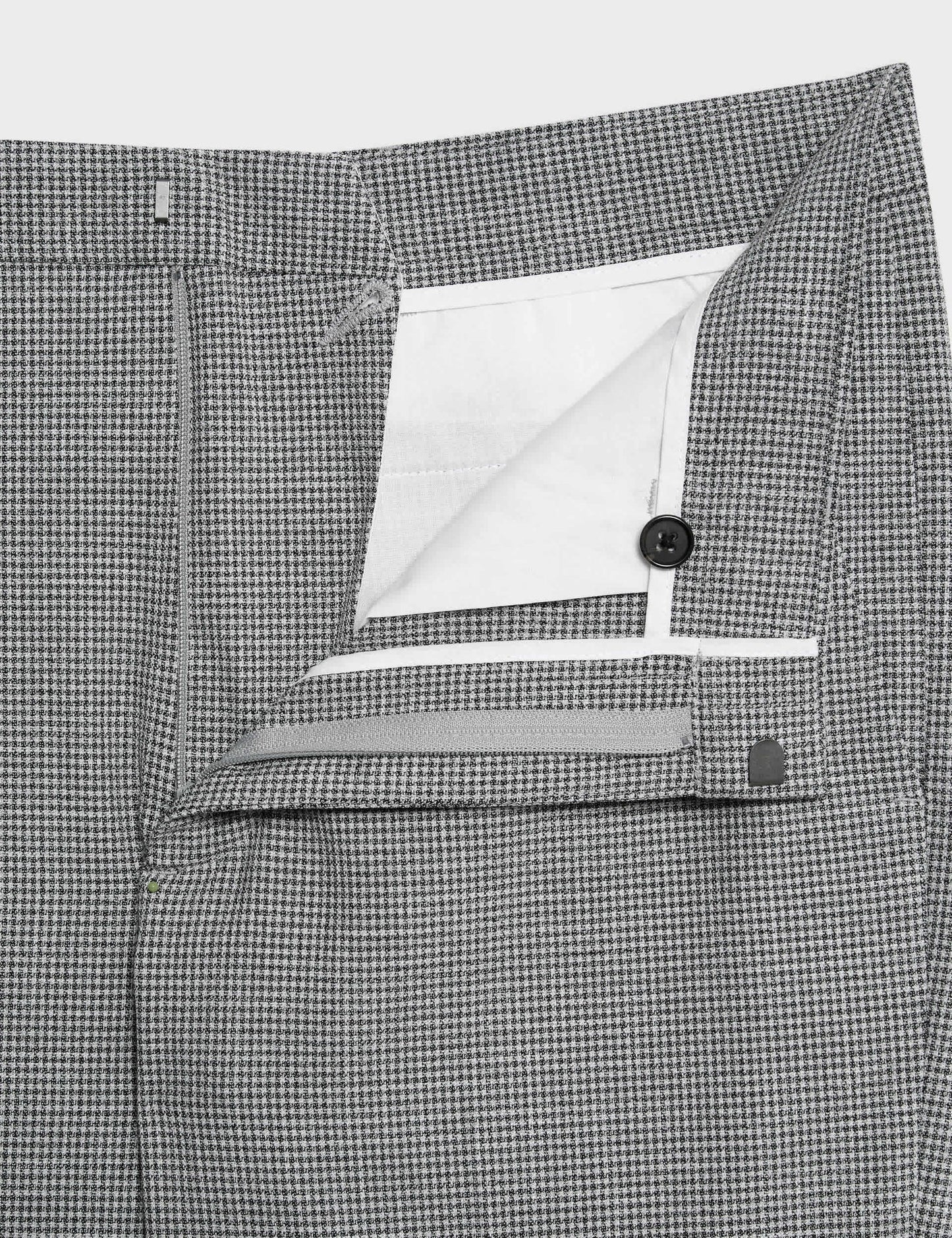 Tailored Fit Desenli Düz Pantolon