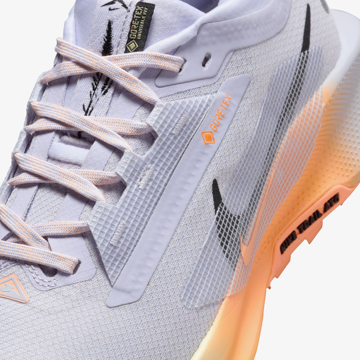 Nike Pegasus Trail 5 Gore-tex Kadın Gri Koşu Ayakkabısı