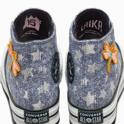 Converse Chuck Taylor All Star Eva Lift Çocuk Lacivert Platform Sneaker