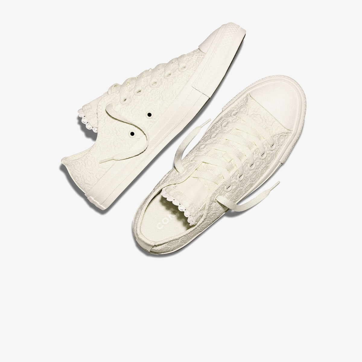 Converse Chuck Taylor All Star Unisex Çiçek Işlemeli Krem Sneaker