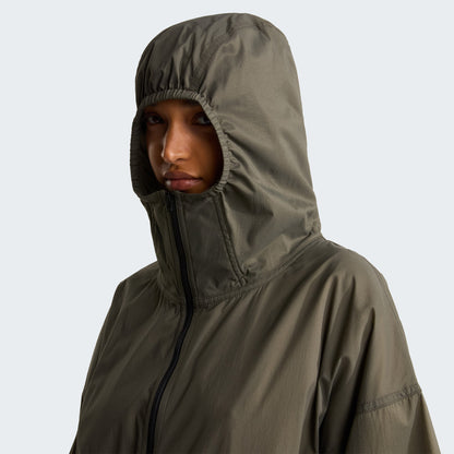 The North Face Red Box Packable Hooded Wind Erkek Yeşil Ceket