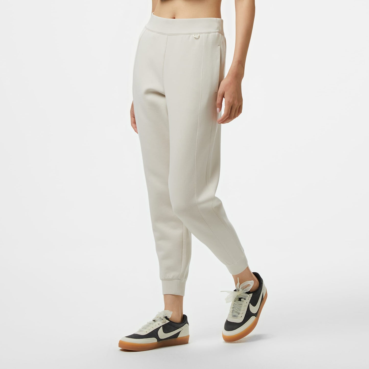 Nike 24.7 Df Flare Kadın Beyaz Eşofman Altı