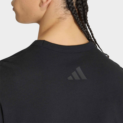 Adidas Soft Lux Graphic Erkek Siyah T-shirt