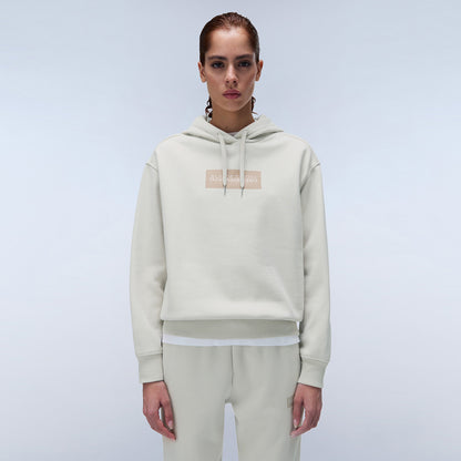 Napapijri Box Logo Kadın Bej Sweatshirt