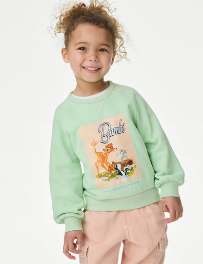 Pamuk Karışımlı Bambi™ Sweatshirt? (?12 Ay–8 Yaş)