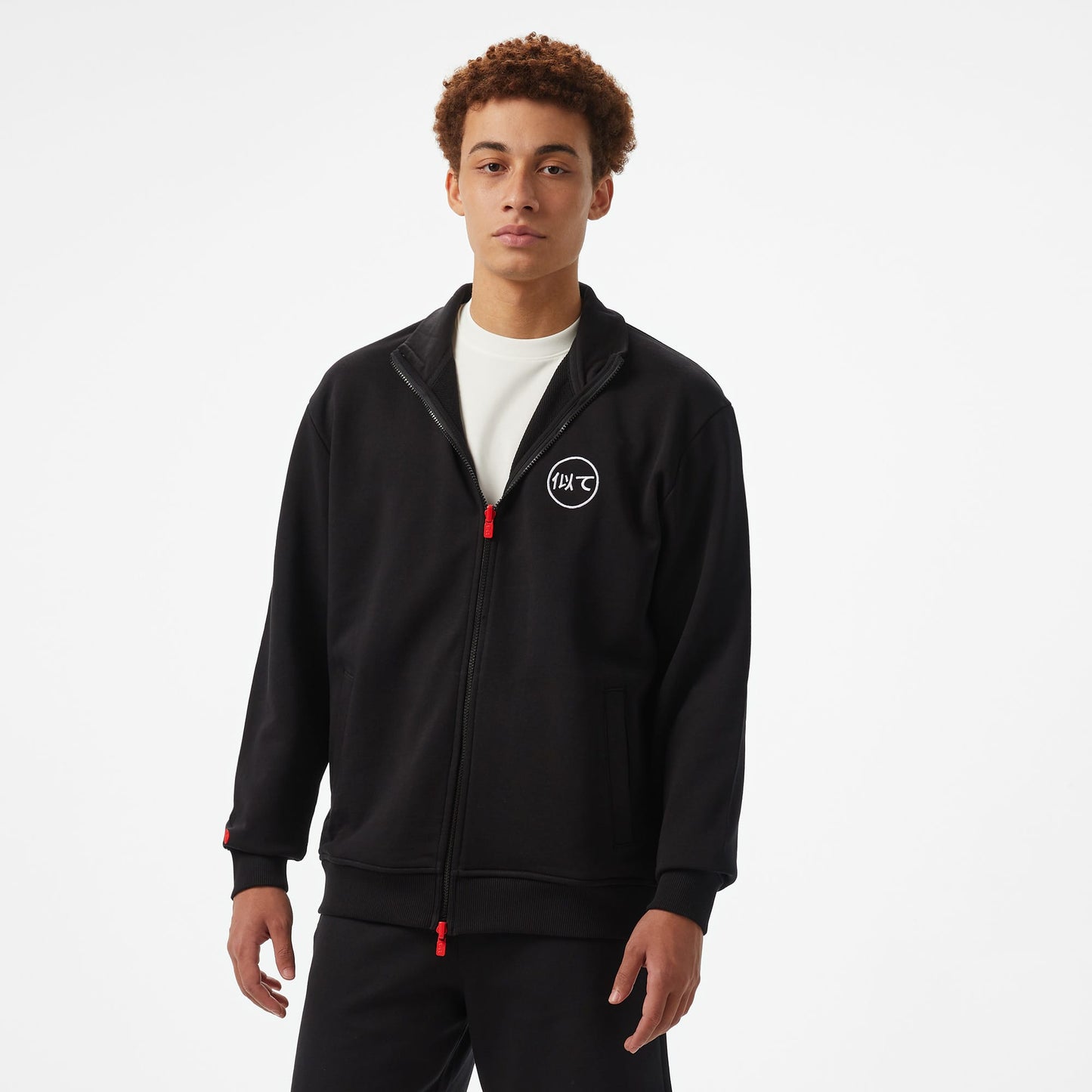 United4 Motto Erkek Siyah Sweatshirt