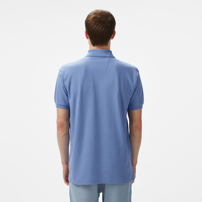 Nautica Erkek Mavi Classic Fit Polo Yaka T-shirt