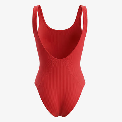 Calvin Klein One Piece Kadın Kırmızı Mayo