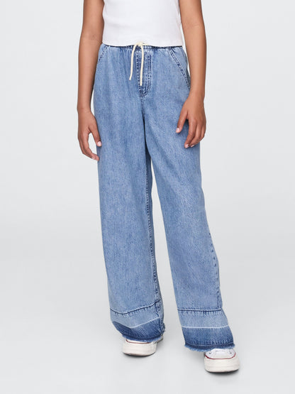Denim Mavi Kids Ultrasoft Kolay Baggy Jean Pantolon