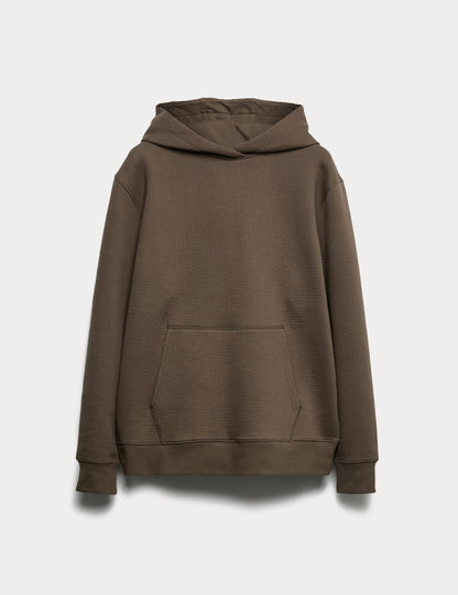 Pamuk Karışımlı Kapüşonlu Sweatshirt