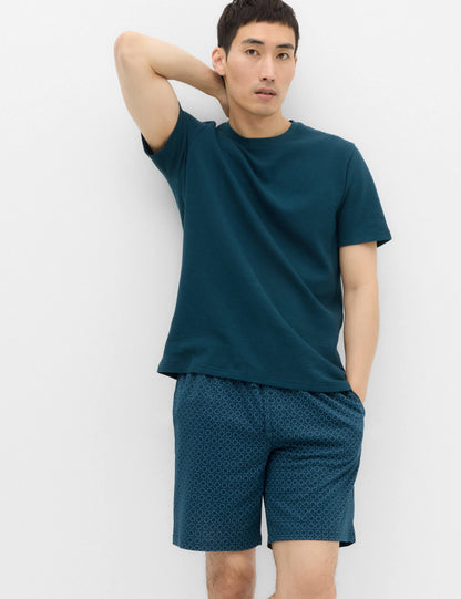Geometrik Desenli Pijama Takımı