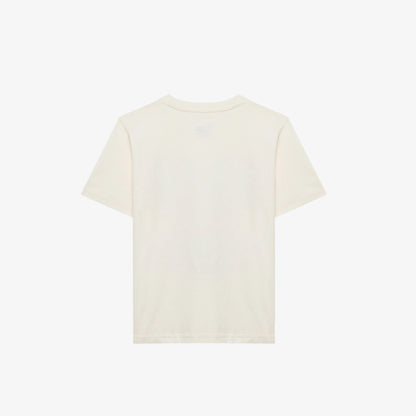 Skechers Regular Fit Baskılı Çocuk Beyaz T-shirt