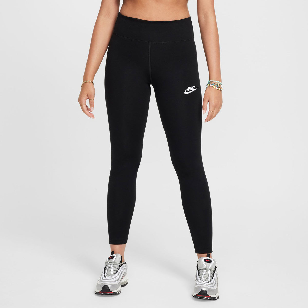 Nike Sportswear Classic Yüksek Belli Çocuk Siyah Günlük Tayt