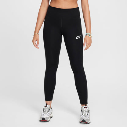 Nike Sportswear Classic Yüksek Belli Çocuk Siyah Günlük Tayt