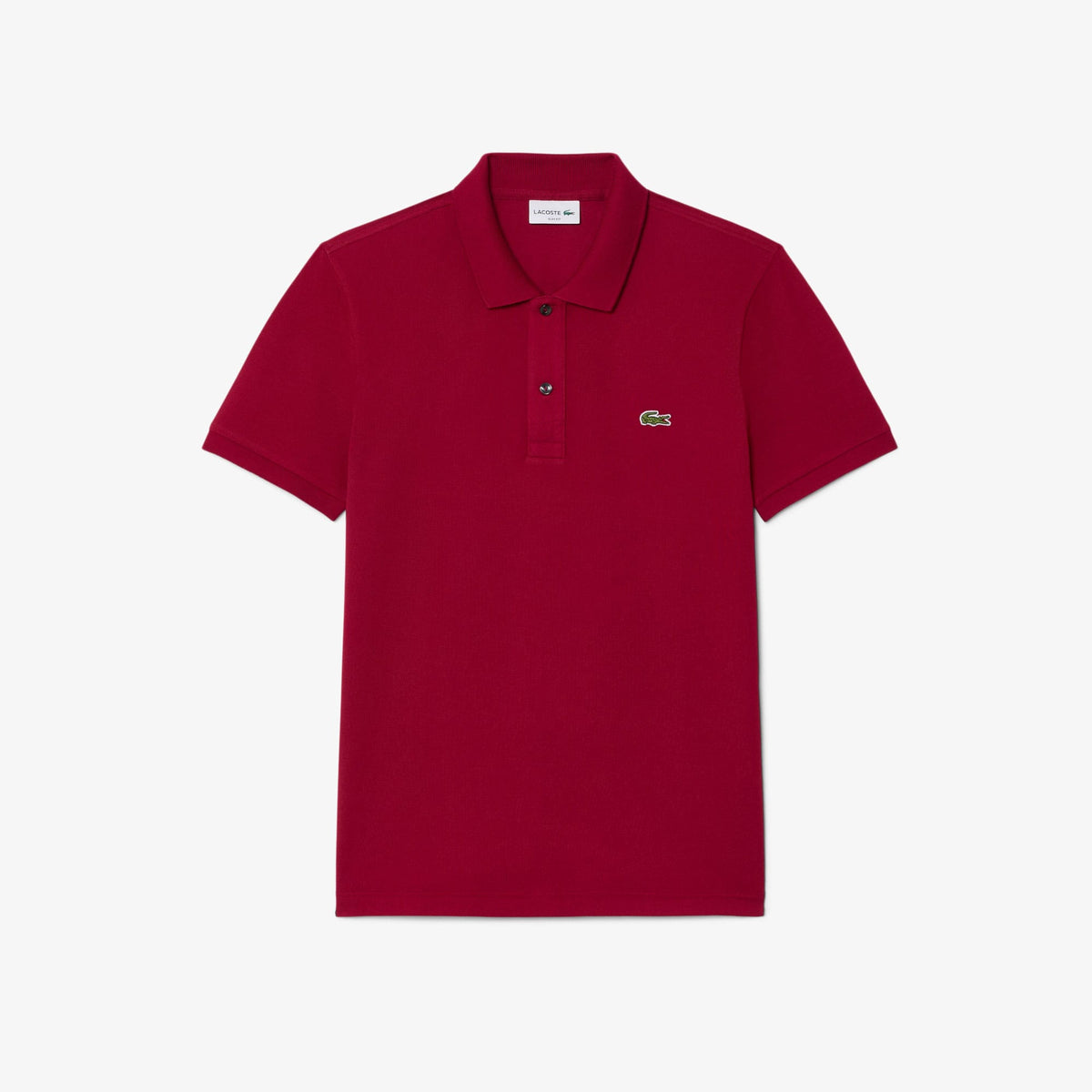Lacoste L.12.12 Erkek Slim Fit Bordo Polo
