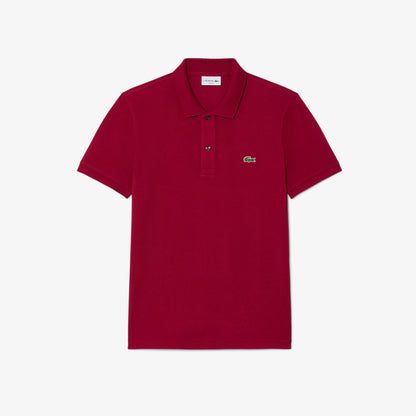 Lacoste L.12.12 Erkek Slim Fit Bordo Polo