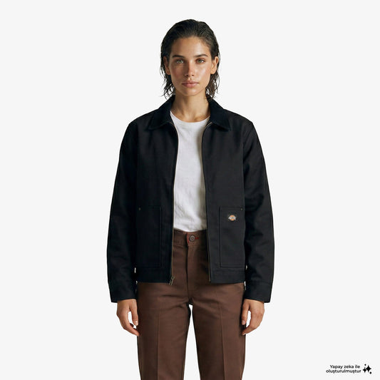 Dickies Union Barn Kadın Siyah Ceket