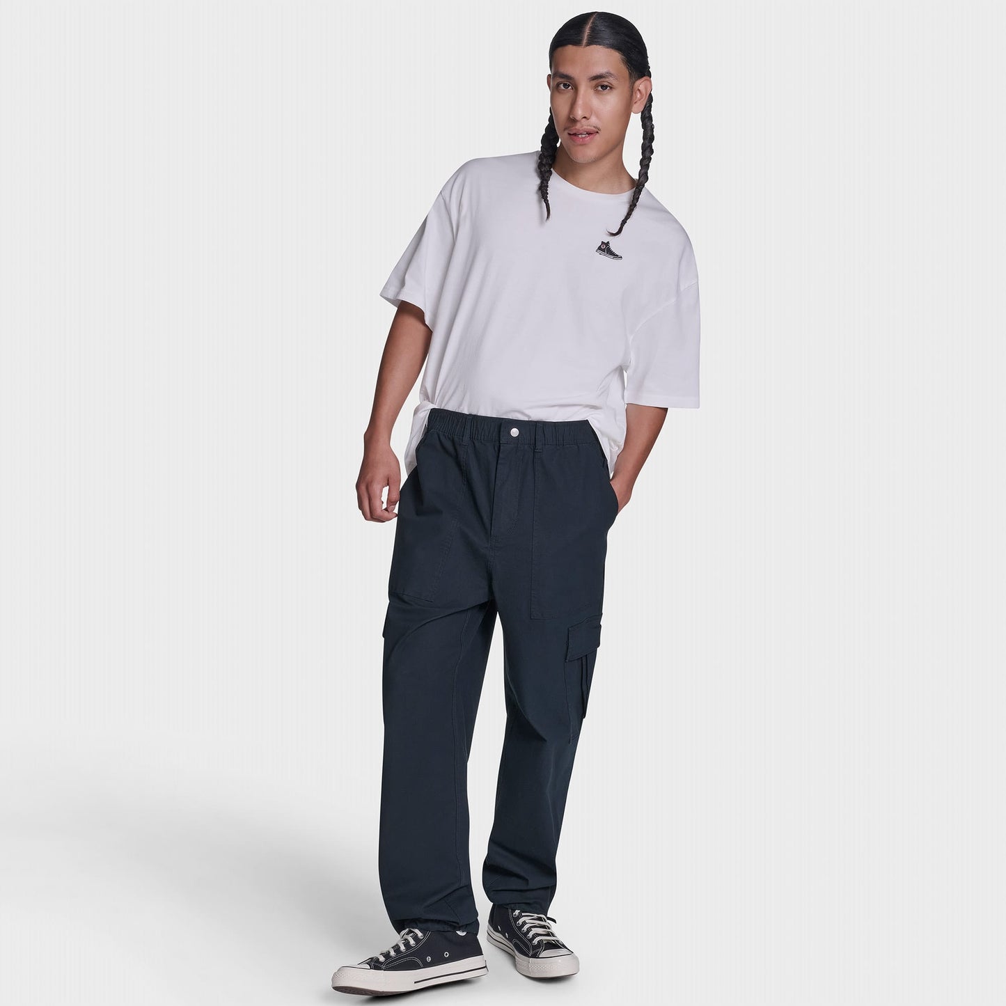 Converse Erkek Siyah Cargo Pantolon