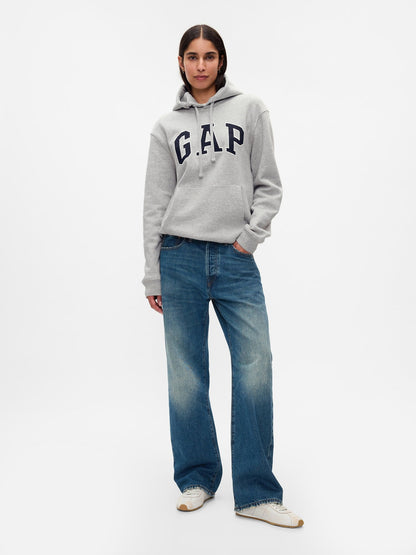 Açık Gri Vintagesoft Arch Gap Logo Sweatshirt